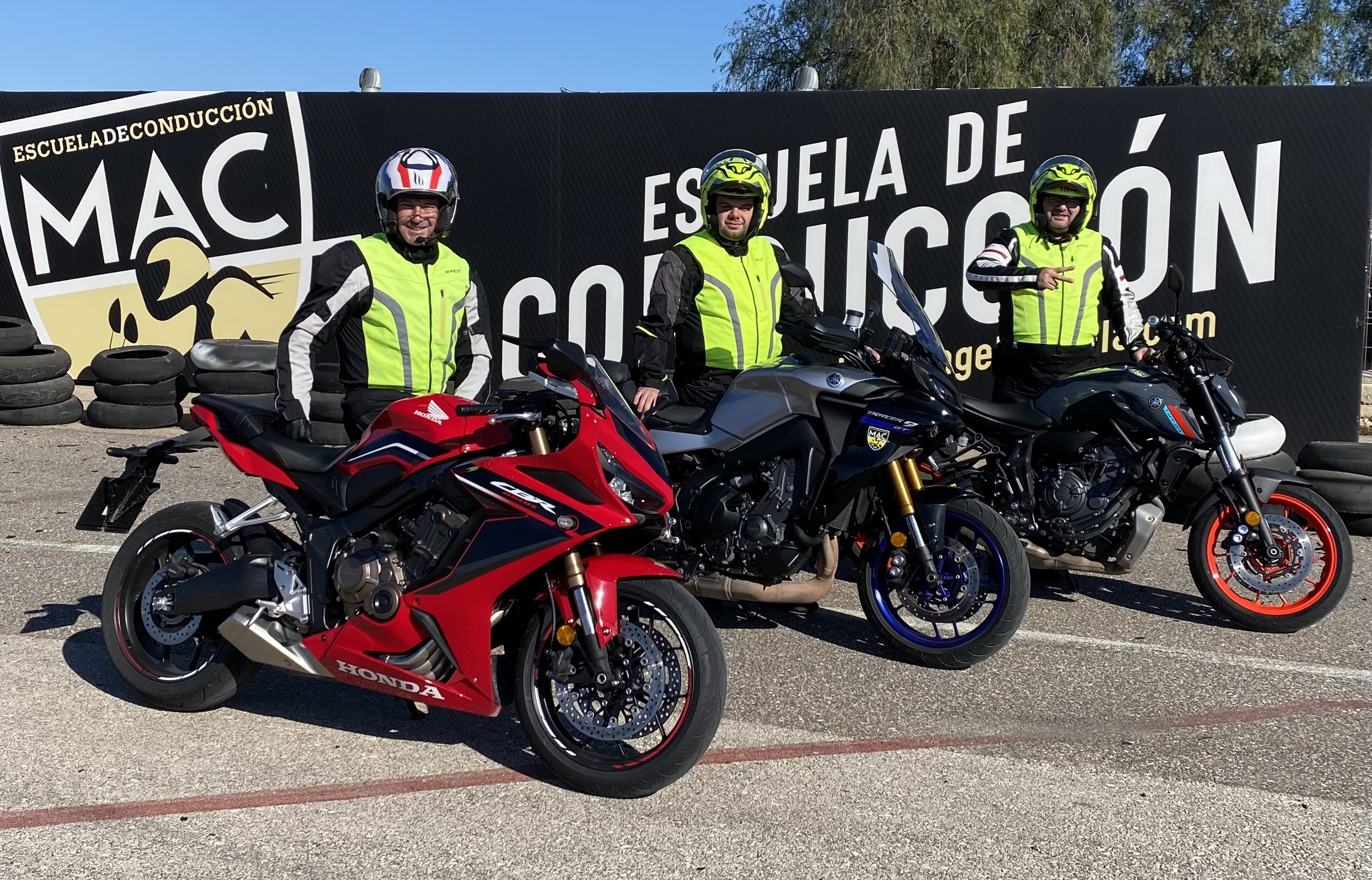 Motos de gran cilindrada para el curso de carnet A en Cartagena