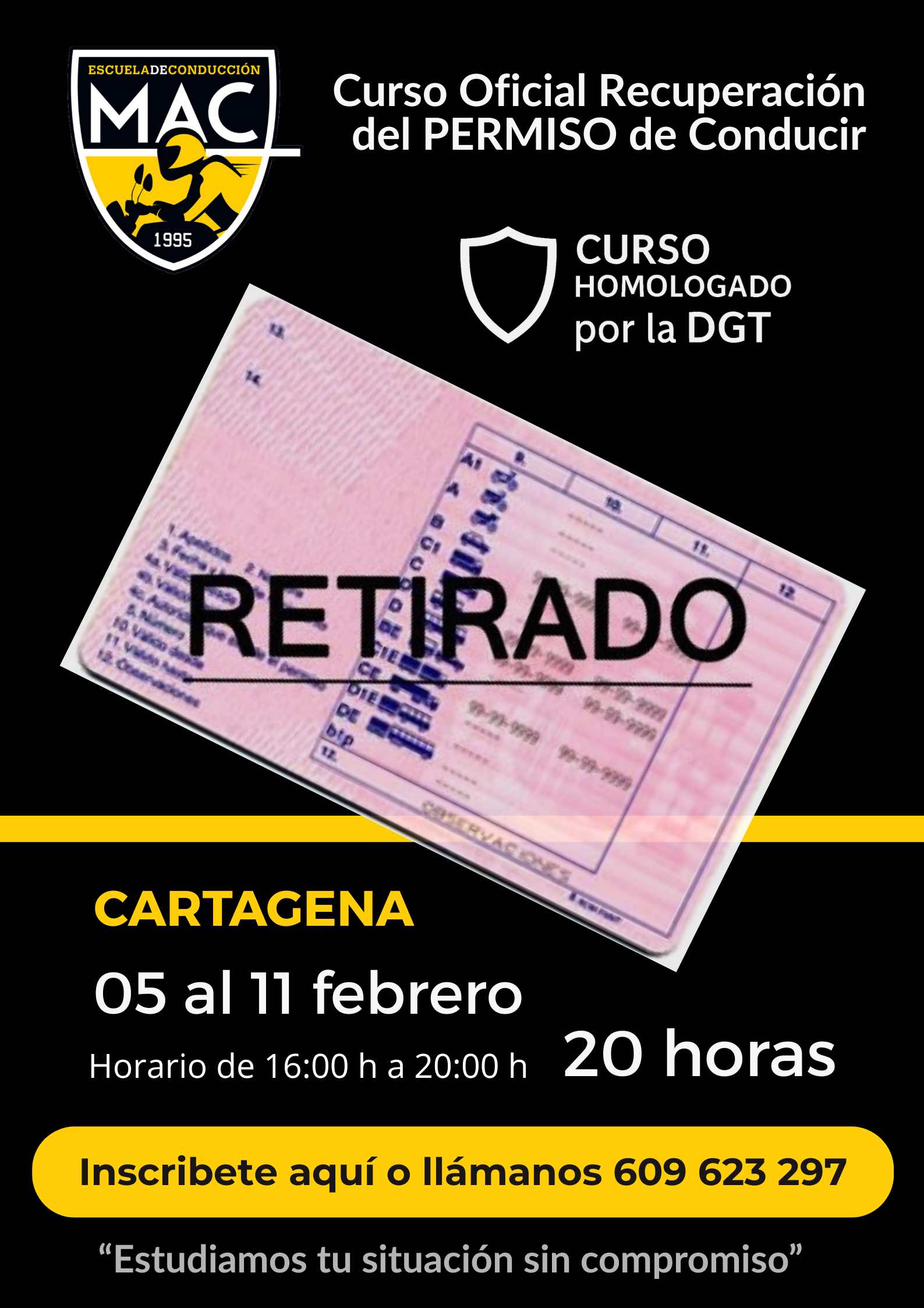 Recupera Carnet de Conducir Cartagena